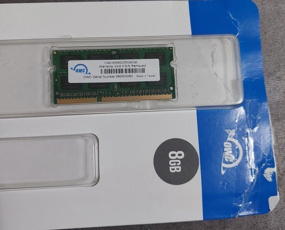Memoria / RAM: OWC 8 GB DDR3 SO-DIMM 1066 – Usato da Urdorf venduto da Wolda3