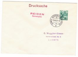 Lettre de Reiden BPA A272 pour Luzern le 12.VII.39
