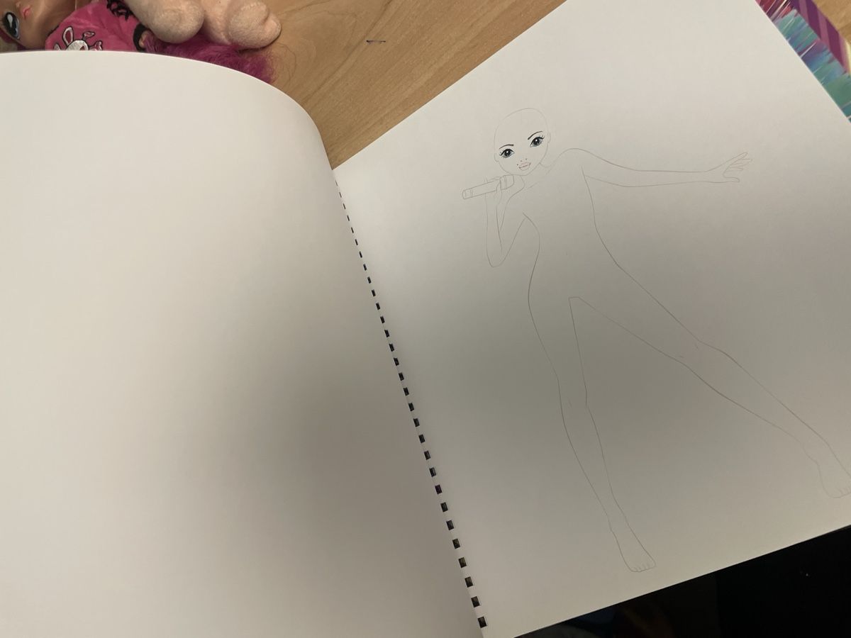 Bücher: TOPModel Design Malbuch mit Leucht Stift neuwertig – Gebraucht aus Obergerlafingen von cabo4 2