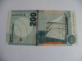 Kap Verde 200 Escudos Geldschein, Jahr 2005, Rarität, Unc