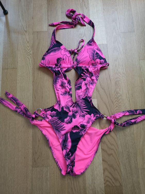 Monokini Gr. 38 mit Blumenmuster 1
