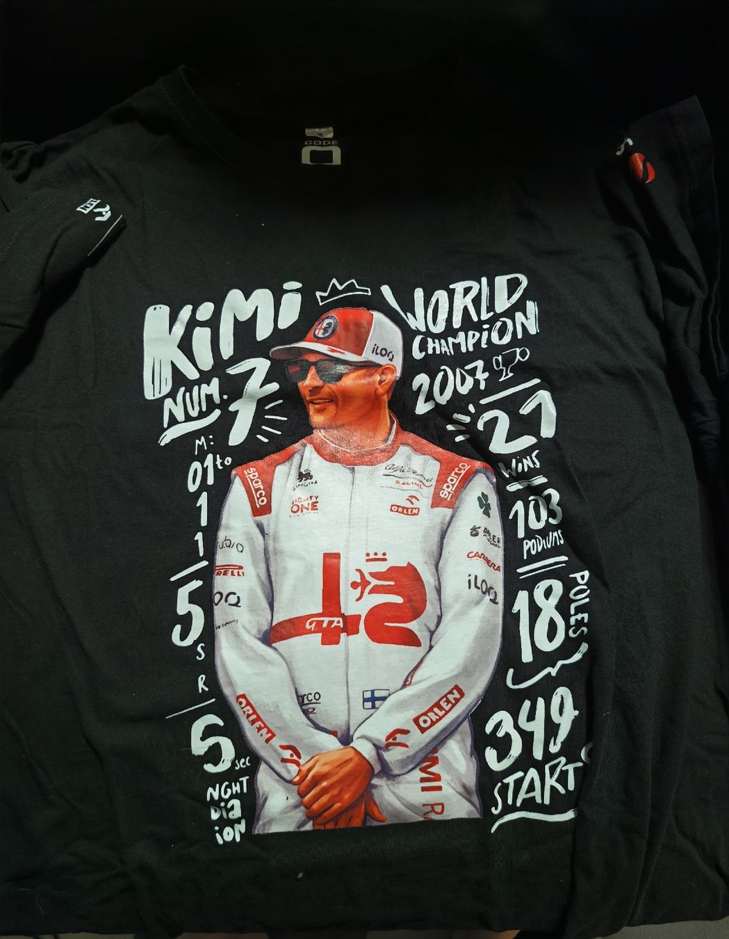 T-shirt: Kimi Räikkönen Shirt – Nuovo (secondo la descrizione) da Bürglen TG venduto da Samy.sousa.