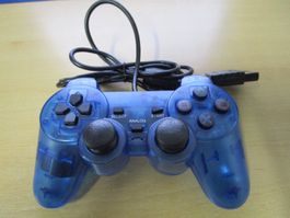 Playstation 2 Controller Joypad Farbe clear blue-PS2 Neuware