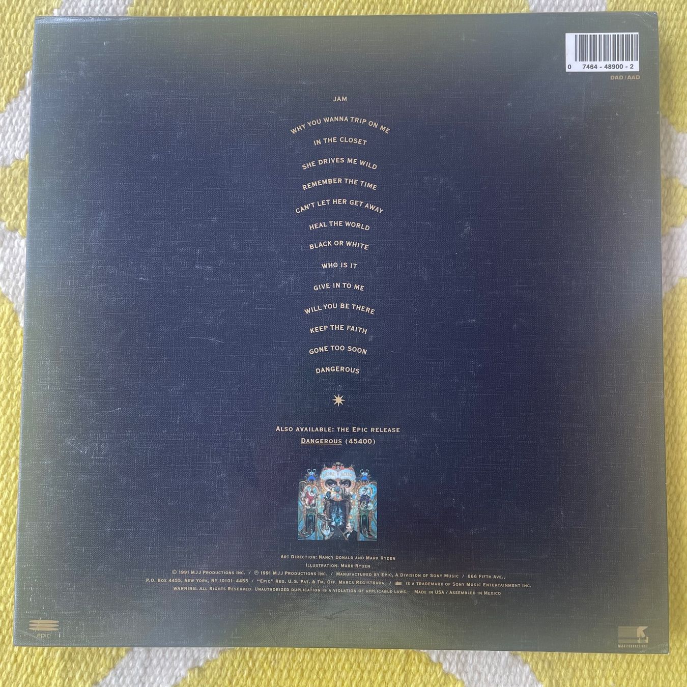 CDs: MICHAEL JACKSON-DANGEROUS COLLECTOR‘S EDITION FIRST PRINTING – D'occasion à Rorschacherberg par CD-Roli 2