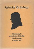 Heinrich Pestalozzi 1927