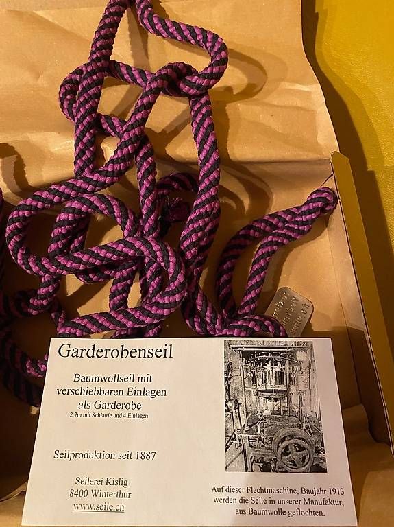 Guardaroba: Garderobenseil – Nuovo e nell'imballaggio originale da Hinwil venduto da Hiwikeb 2
