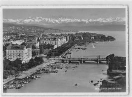 GRUSS aus ZÜRICH Flugaufnahme