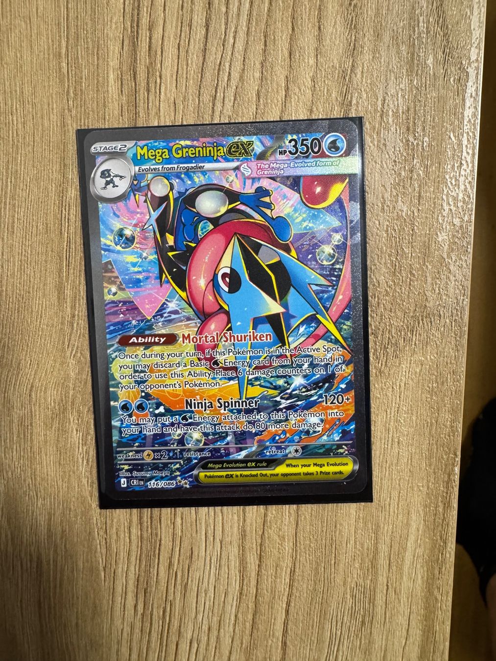 Pokémon Sammelbilder & Trading cards: Mega Greninja EX – Gebraucht aus Näfels von Fav_8752