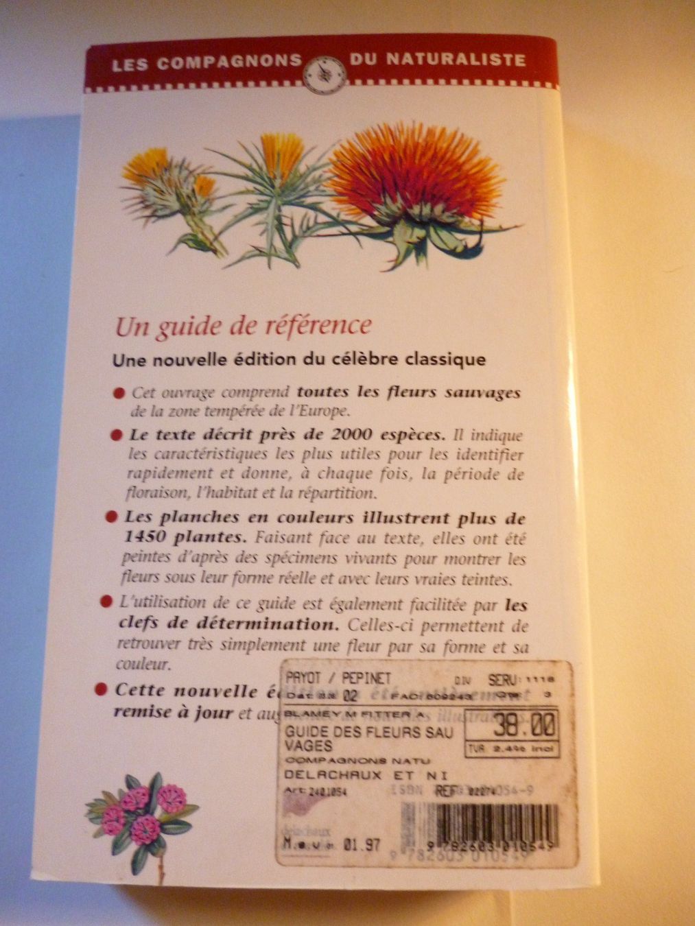 Libri: Guide des fleurs sauvages 6ème édition R.Fitter-A.Fitter... – Usato da Montreux venduto da dodeskaden 7
