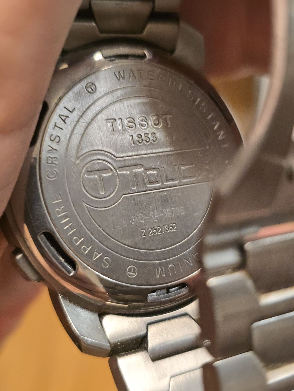 Tissot Montres: Blue dial 41mm Tissot t touch 252 352 – D'occasion à Satigny par Baazarbaron 3