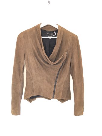 Veste coupe perfecto en daim de chèvre Muubaa taille 36