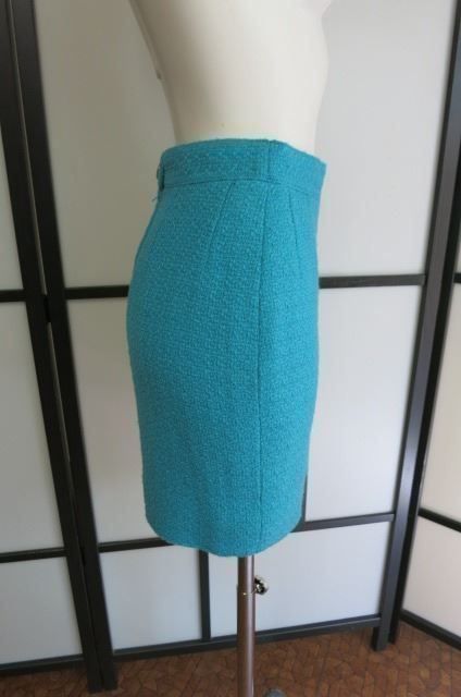 Giacche: elegante türkise Tweedjacke – Usato da Zürich venduto da ANU-AnimalsNeedUs 6