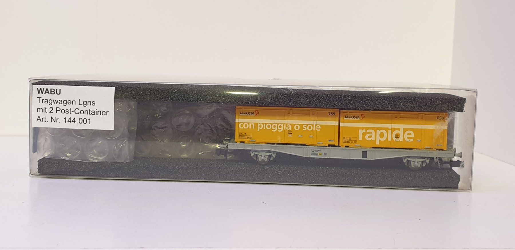 Wabu Modelleisenbahnen: Wabu Spur N SBB  Post Güterwagen – Neu (gemäss Beschreibung) aus Neuenhof von ludovicco
