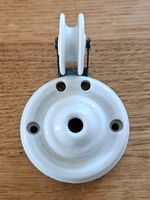 Deckenrolle, Umlenkrolle, Wandrolle, Weiss, Top Zustand
