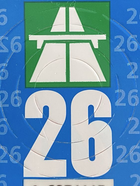 Vignette 2026 - Autobahnvignette Schweiz - Top Zustand! (Neu und ...