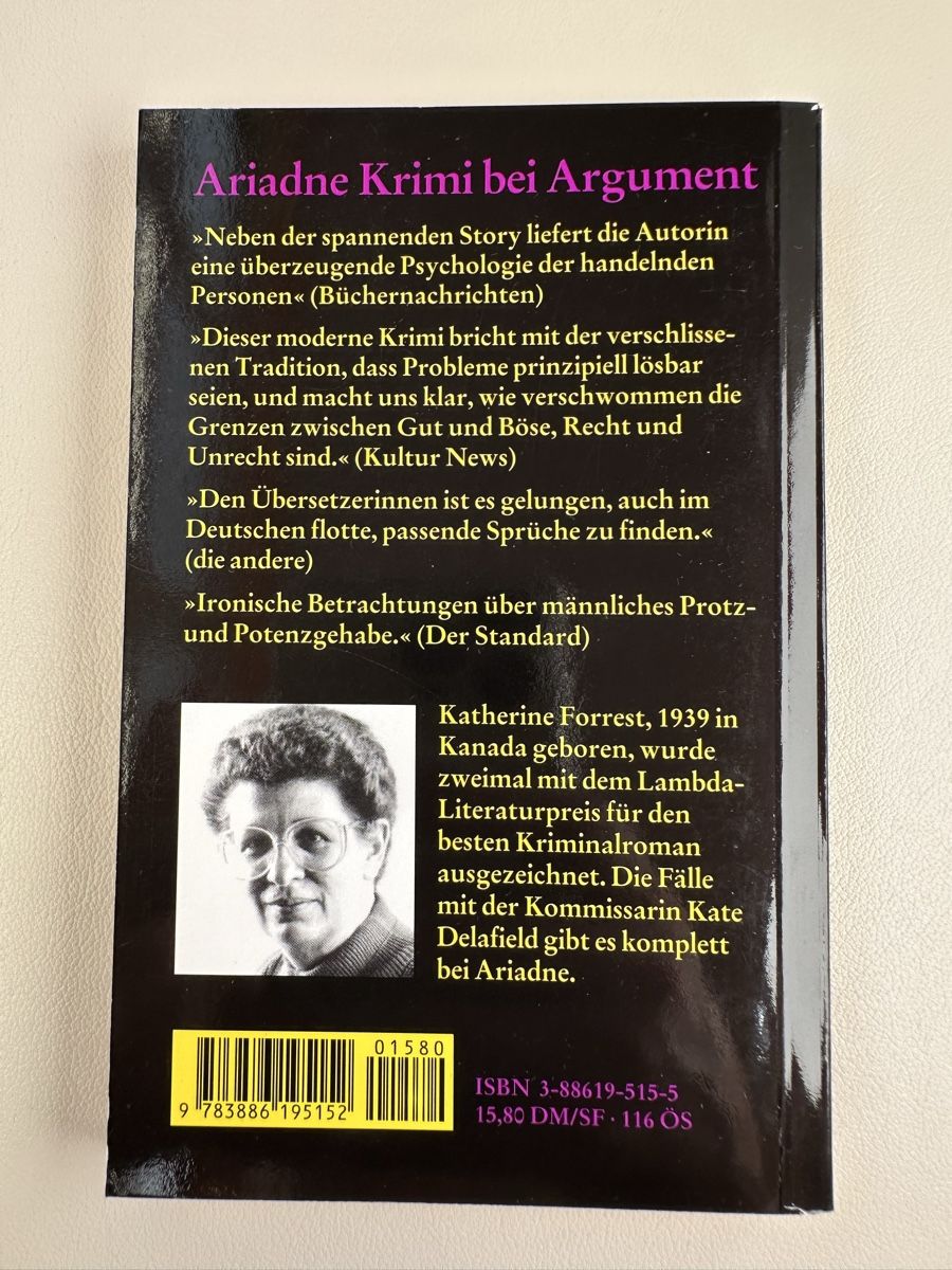 Libri: Katherine V. Forrest -  Amateure - Krimi – Usato da Schmitten / FR venduto da Samsara169 1