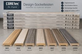 Sockelleisten COREtec Original 164 Stück / 7 Dekore / 393lfm