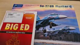 1:48 Su-27 UB Flanker-B + Eduard BigEd - Kitty Hawk KH80168