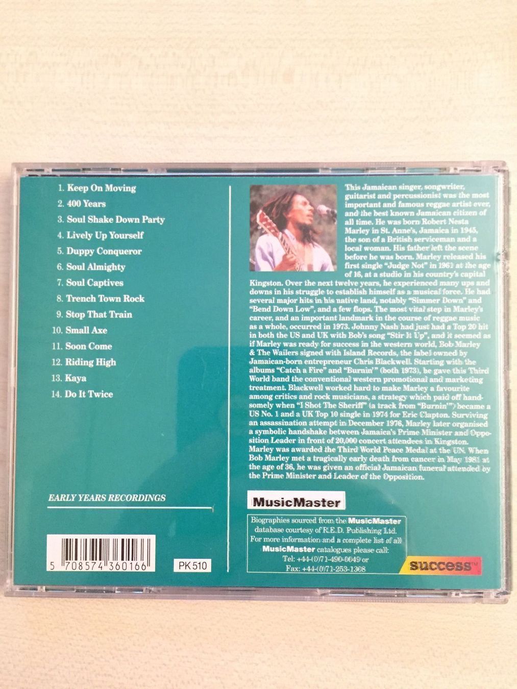 CDs: Bob Marley - Keep on moving – D'occasion à Rüti ZH par alumedien 1