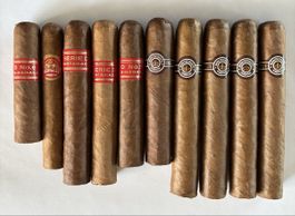 16 Zigarren Montecristo, Partagas + Hoyo de Monterrey, Cuba