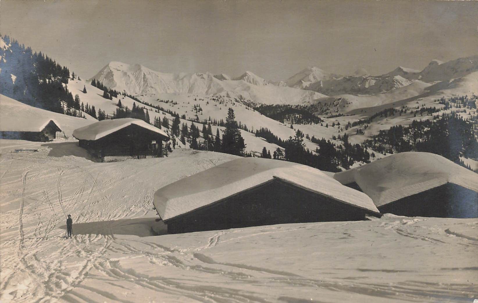 Cartoline postali: Gstaad – Usato da Biasca venduto da Blenio71