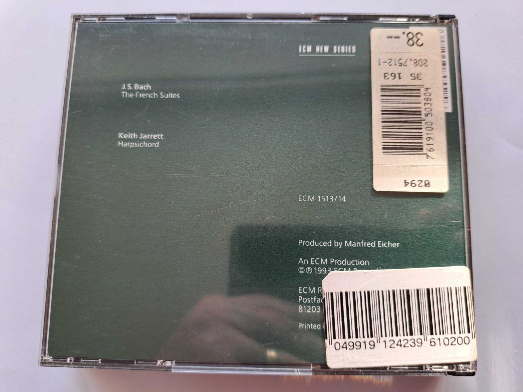 CDs: Cd J.S. Bach - Keith Jarrett - The French Suites – D'occasion à Pully par bro_n52j 2