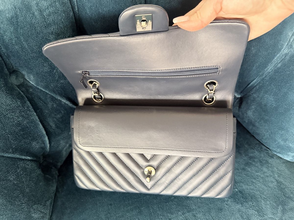 Borse da donna: Borsa Cantal 2.55 blu geans – Usato da Lugano venduto da fer_ckb9 7