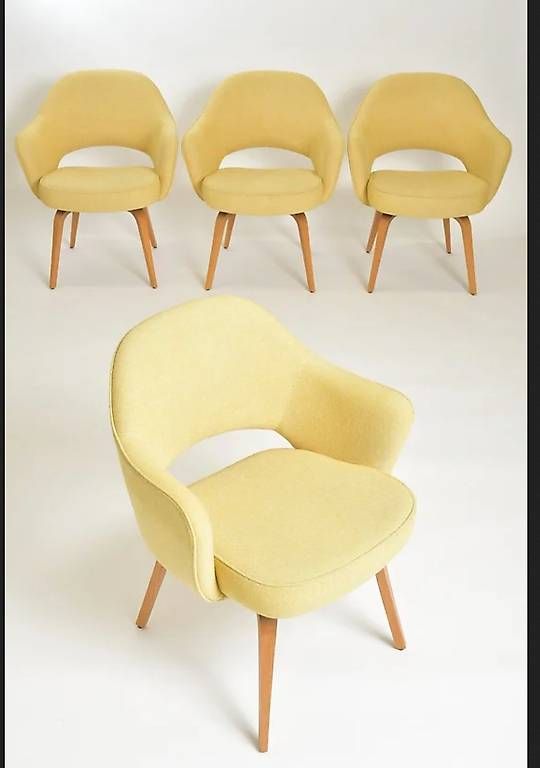 Sessel: Eero Saarinen Executive Armchair 4er Set – Gebraucht aus Zürich von IndividumCH