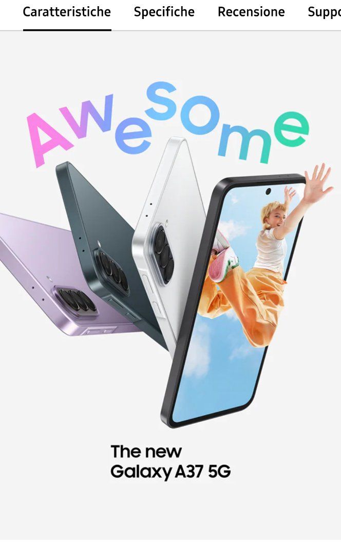 Samsung Telefoni cellulari / Smartphones: samsung galaxy a37 new still unboxed – Nuovo e nell'imballaggio originale da Meyrin venduto da sensolic