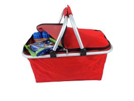Falt-Einkaufskorb 25l Rot