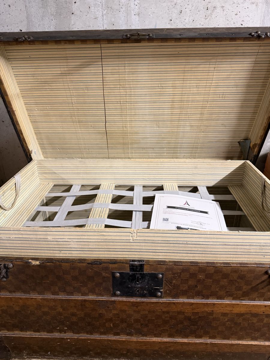 Louis Vuitton Valigie: Malle Vuitton ancienne authentifiée  – Usato da Bellevue venduto da bordeaux075cl 8