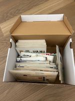 1 Schachtel mit ausländischen FDS und gelaufenen Briefen
