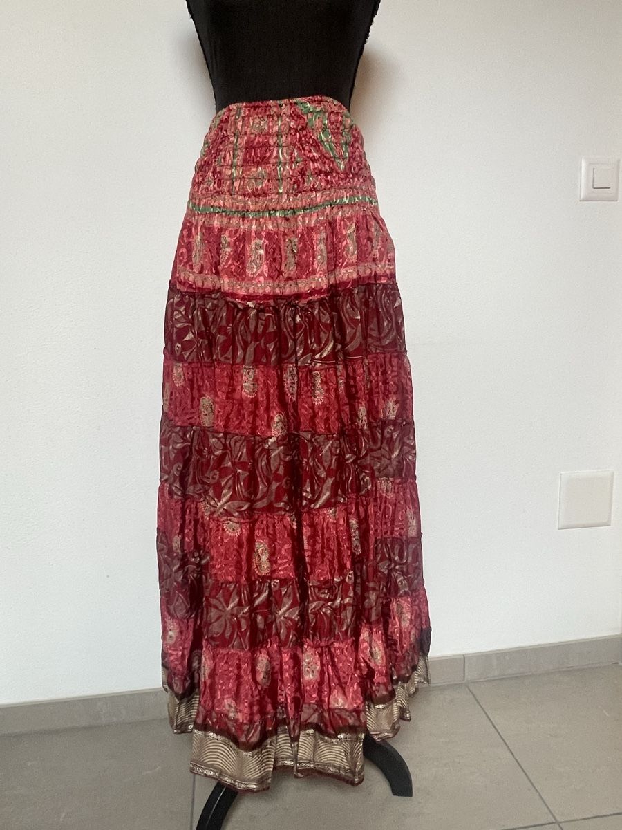 Gonne: Boho Midikleid / Maxirock mit Seide – Nuovo (secondo la descrizione) da Sigriswil venduto da ck56 4