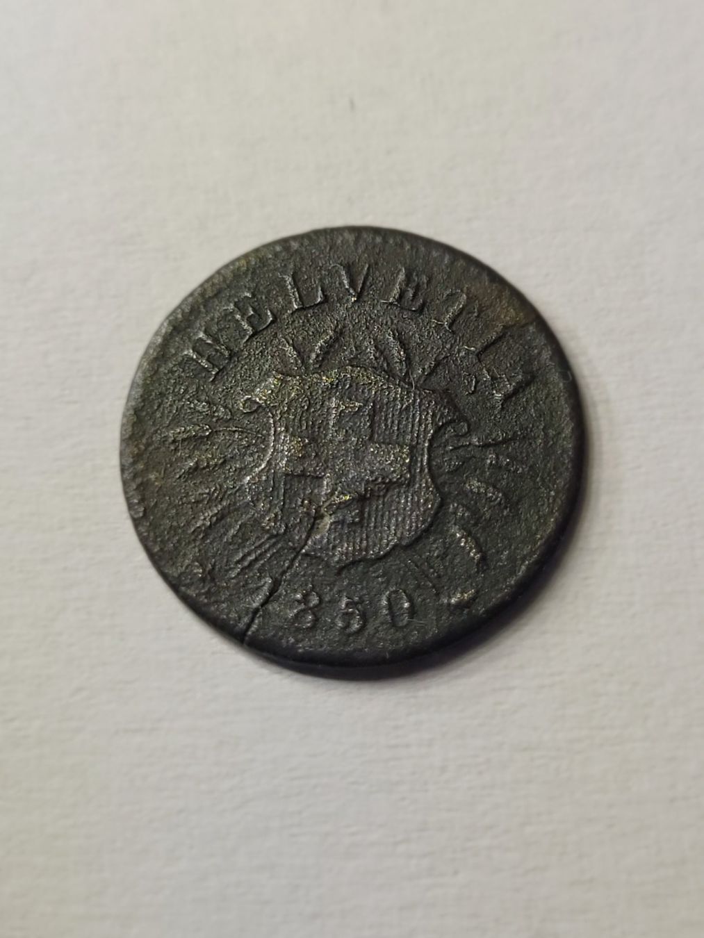 Toutes les monnaies: 5 Rappen 1850 – D'occasion à Rümlang par Turrin 1