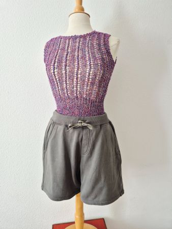 SHORTS HOSE M 38 OLIV PELIKAMO ZÜRICH,  TOP ZU SHIRT BLUSE