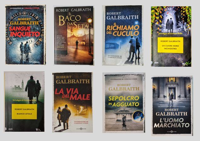 Libri: Robert Galbraith - Cormoran Strike - 8 Libri in italiano – Usato da Basel venduto da Baraonda