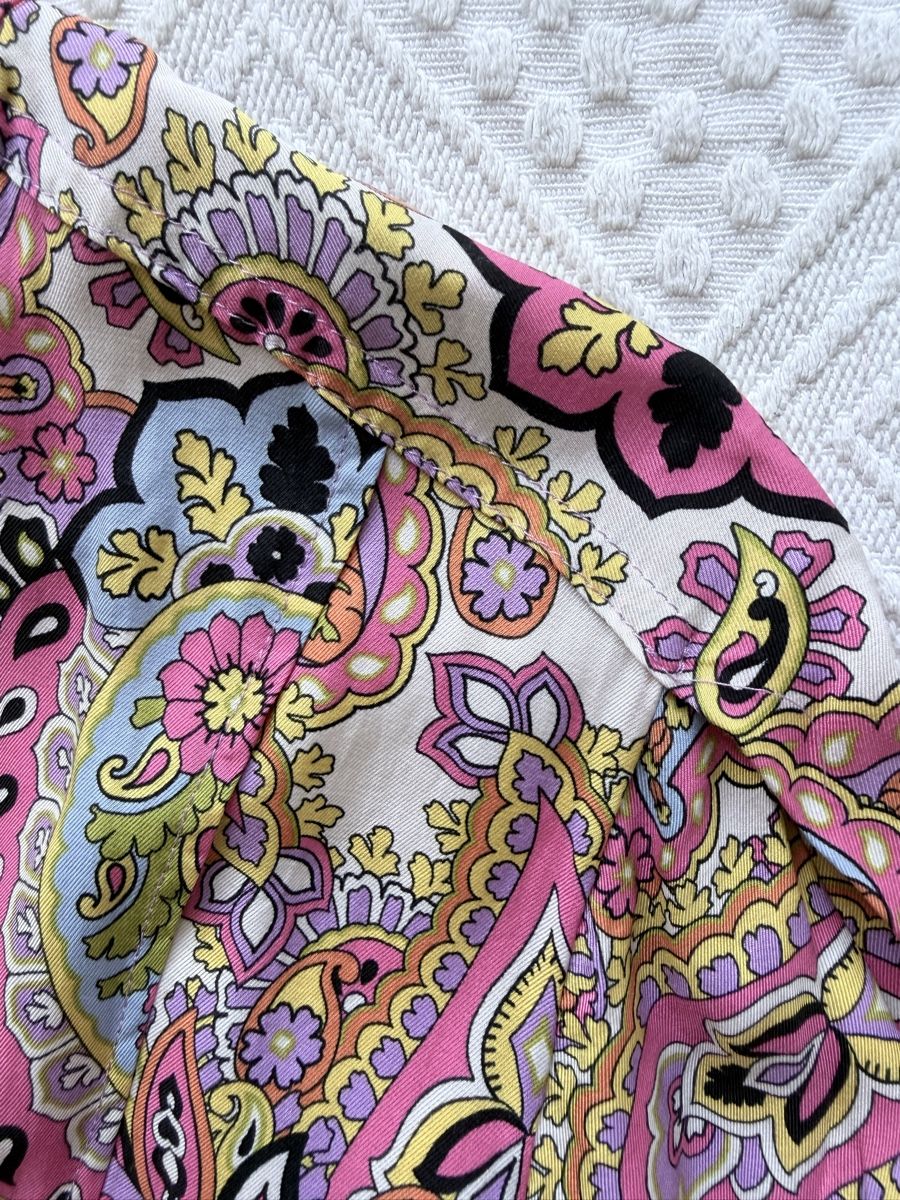 Marella Vestiti: Marella Kleid Paisley mit Bindegürtel M – Usato da Einsiedeln venduto da kalliopee 5