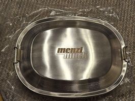 Menzi Muck Edelstahl Vesperdose - Ideal für Unterwegs!