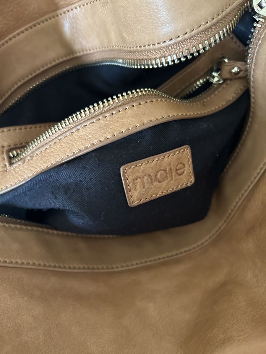 Maje Borse da donna: Tasche, hellbraun, 100% Leder von Maje – Usato da Bern venduto da ellebasiH 6
