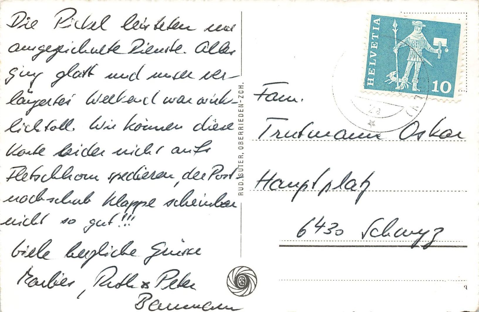 Cartoline postali: Blatten im Lötschental Lötschenlücke – Usato da Schwyz venduto da Seffi56 1