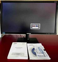 Samsung S24C650 LCD Monitor 24 Zoll mit Anleitung & Zubehör
