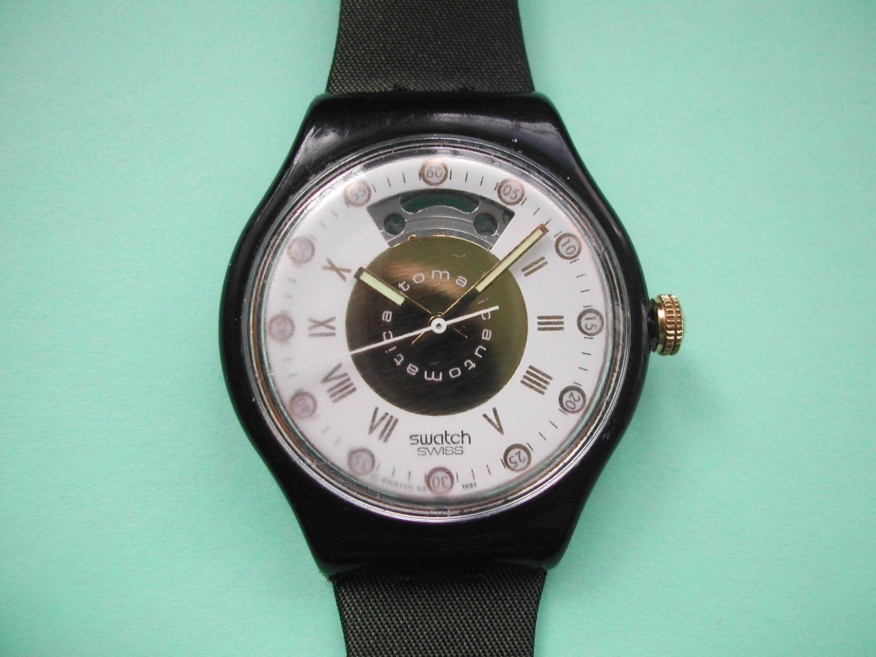 Swatch Uhren: SWATCH AUTOMATIC RUBIN - 1991 - – Neu (gemäss Beschreibung) aus Castel San Pietro von Gchico