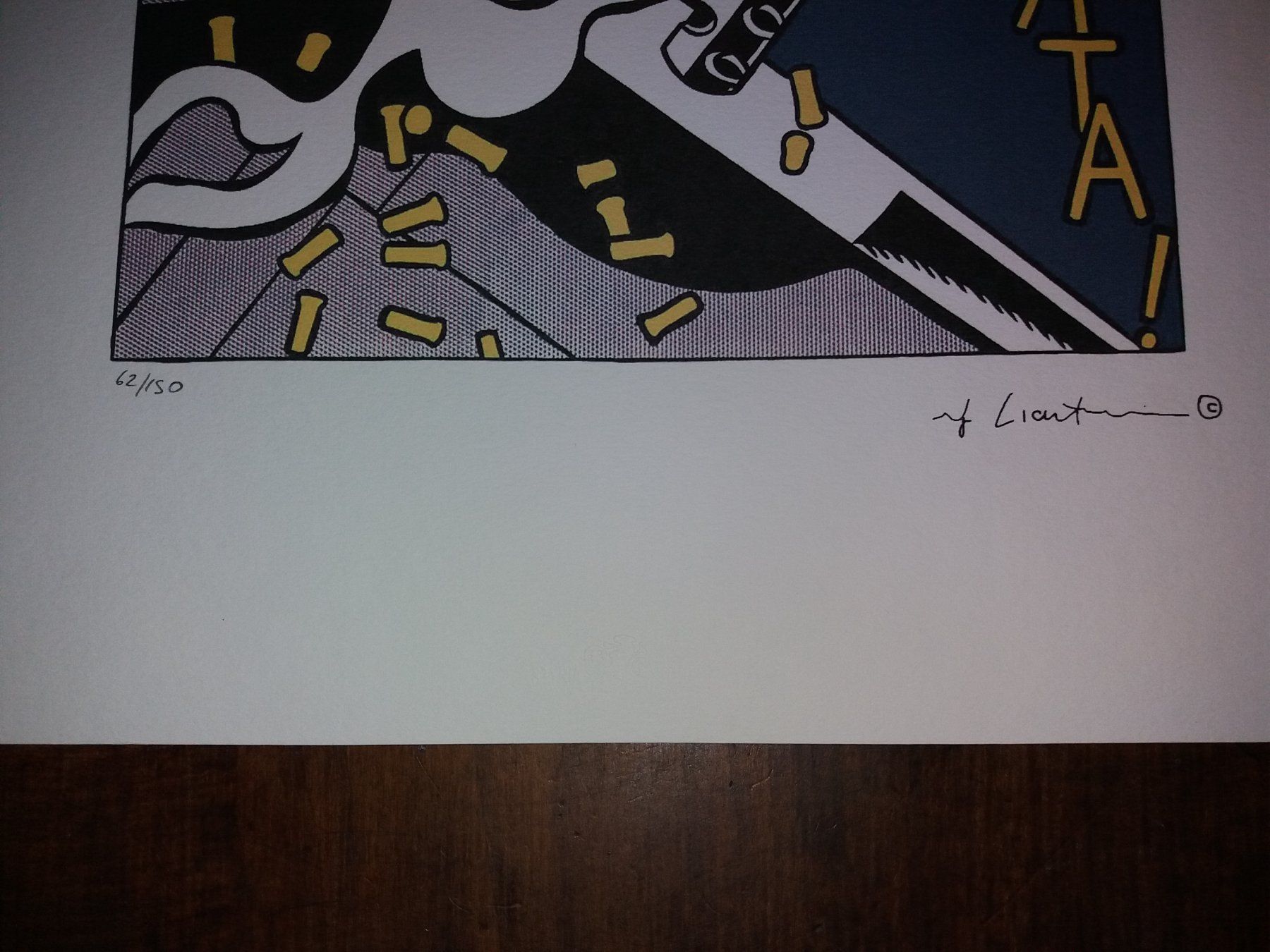 Foto & Immagini: KUNSTKLASSIK Roy Lichtenstein nur 150 Exp. Castelli Graphics – Usato da Welschenrohr venduto da Regool 2