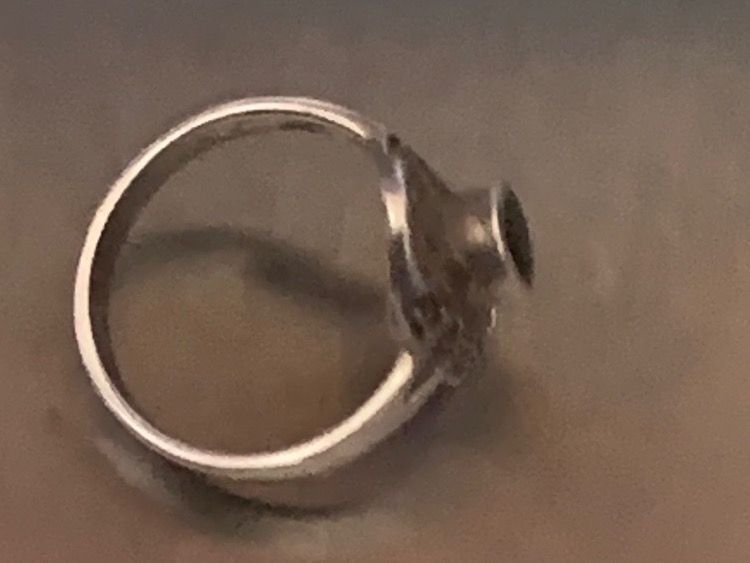Anelli: Silberring ONYX-PYRIT (58) – Usato da Dittingen venduto da Bellevista 9