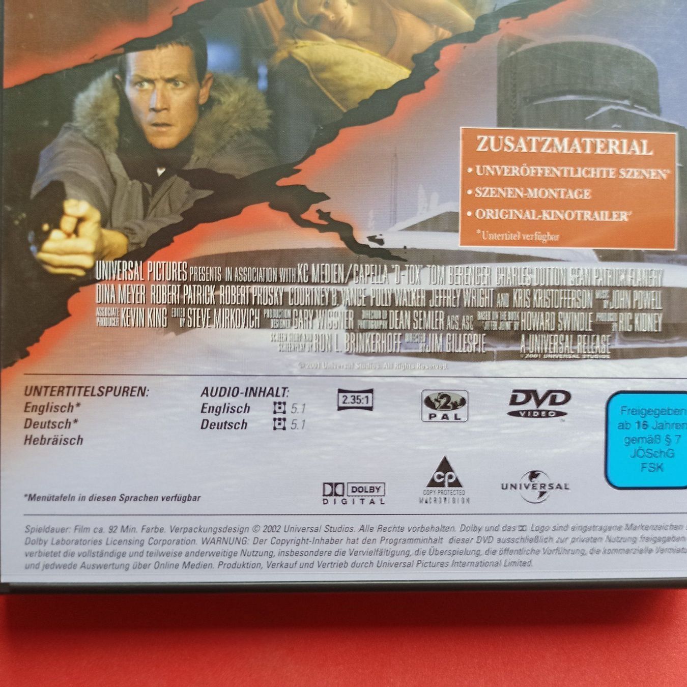 Tutti i DVDs: D-Tox - Im Auge der Angst – Usato da Dübendorf venduto da kb86_MOVIE 2