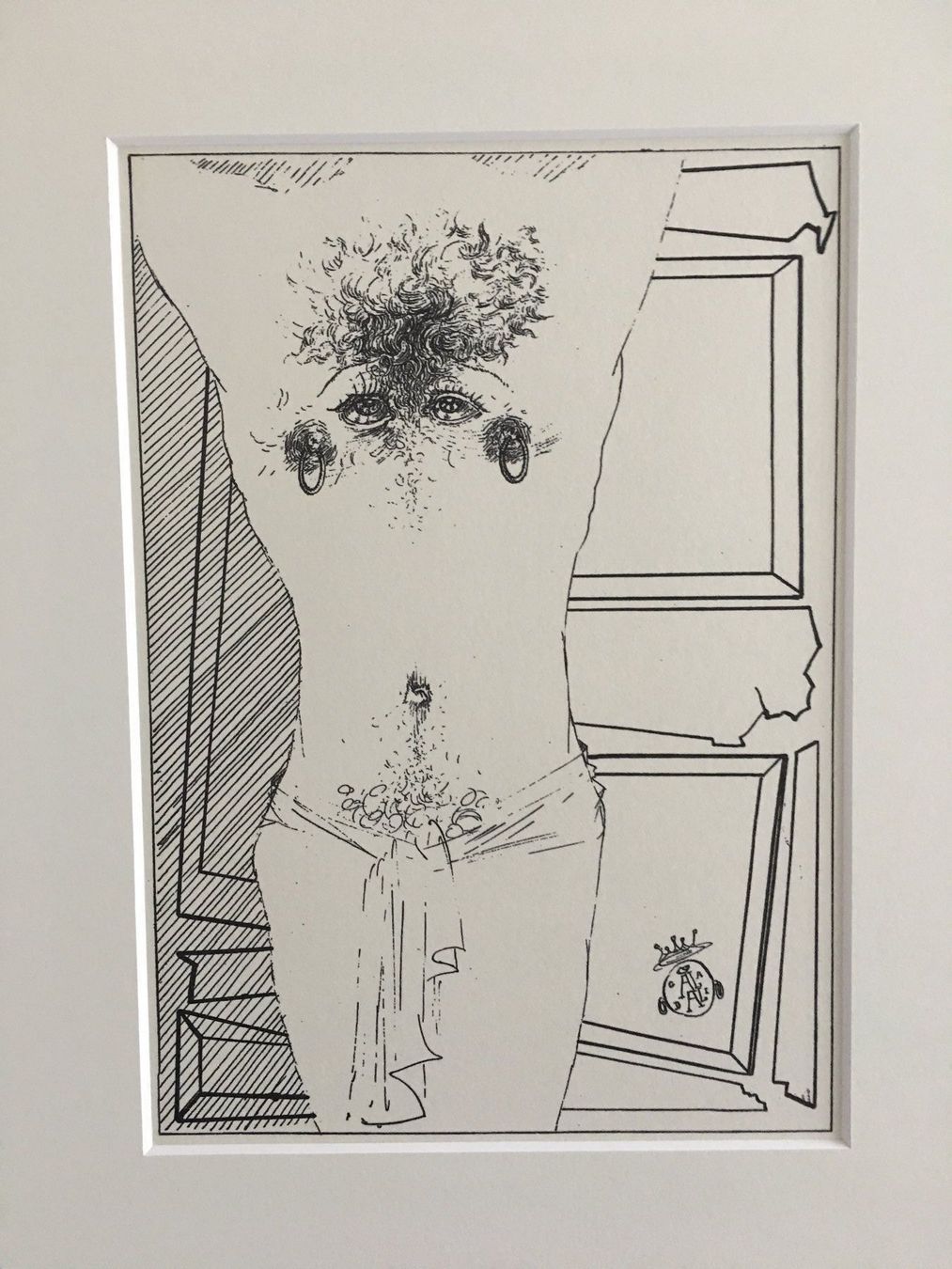 Grafica & Litografie: Salvador Dali  Tätowierter Oberkörper – Usato da Nennigkofen venduto da Sommersonnen 1