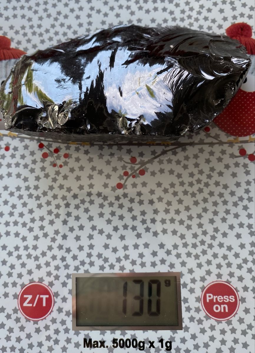 Pietre preziose: Obsidian Stein schwarz Naturstein – Nuovo (secondo la descrizione) da Allschwil venduto da Deal_Tiger99 2