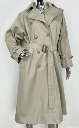 BURBERRY Mantel Trenchcoat Gehrock Novacheck Baumwolle Gr.46