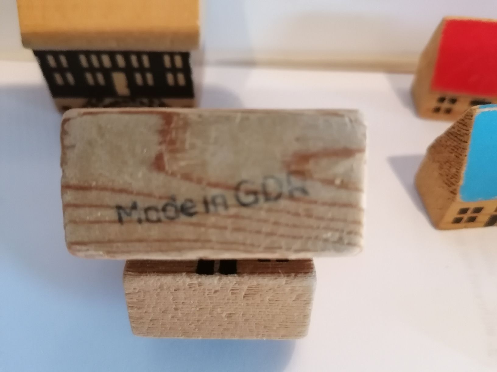 Giocattoli: GDR Holzspielzeug Häuser, Vintage – Usato da Kaltacker venduto da Ddudi 2