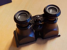 Antiker Stereobildbetrachter für Glas-Stereodias 45×107mm